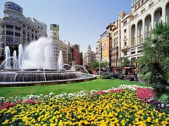 Plaza del Ayuntamiento, Valencia, Spain